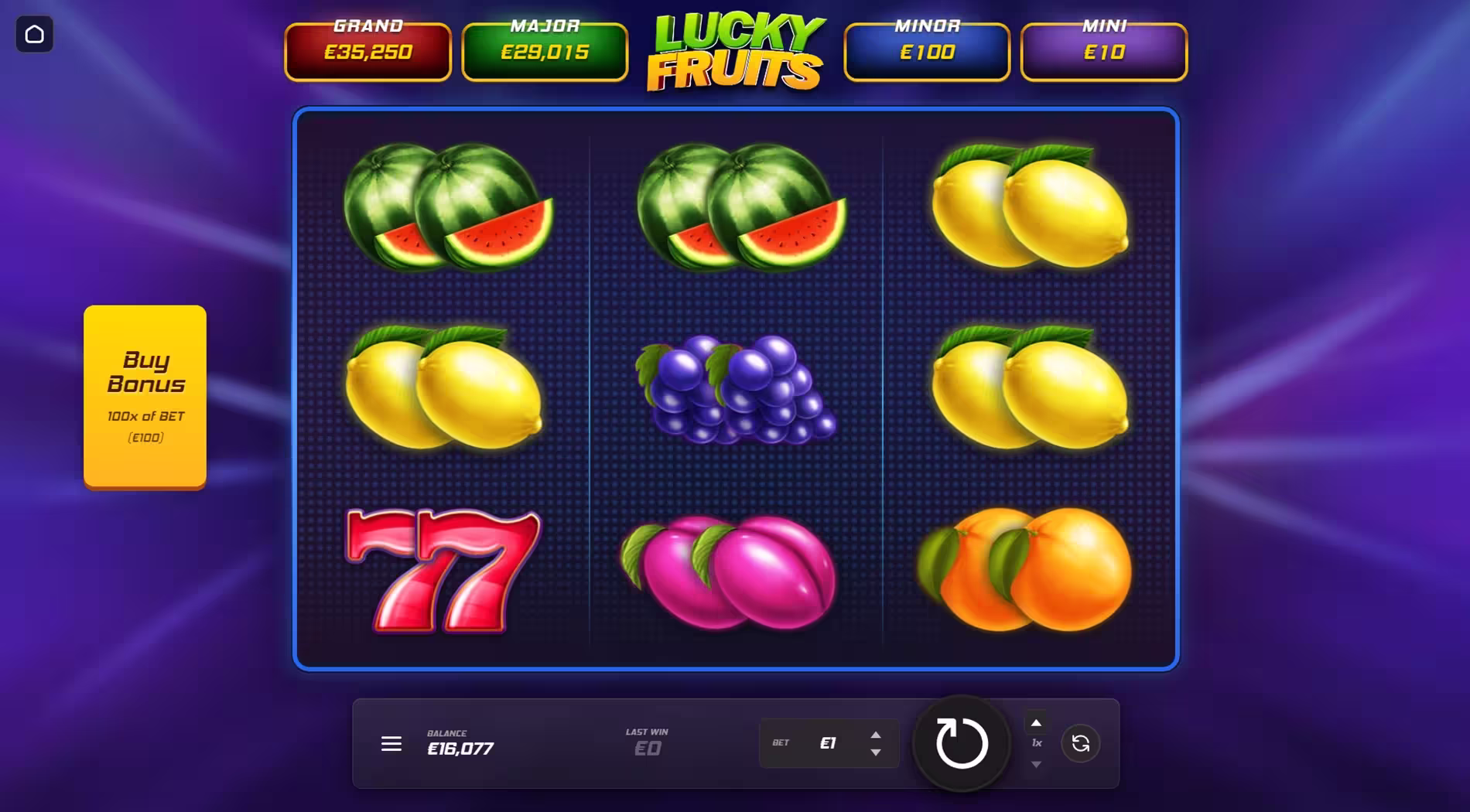 ⭐ Lucky Fruits